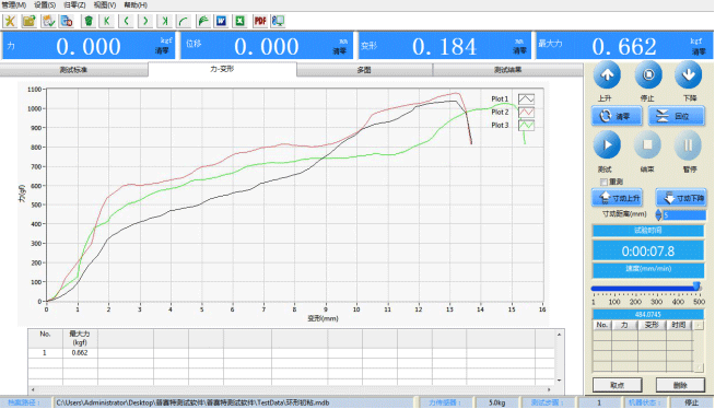 PT-507環形初粘力試驗機界面 PT-507環形初粘力試驗機界面